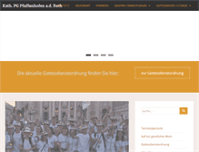 Tablet Screenshot of pg-pfaffenhofen.de